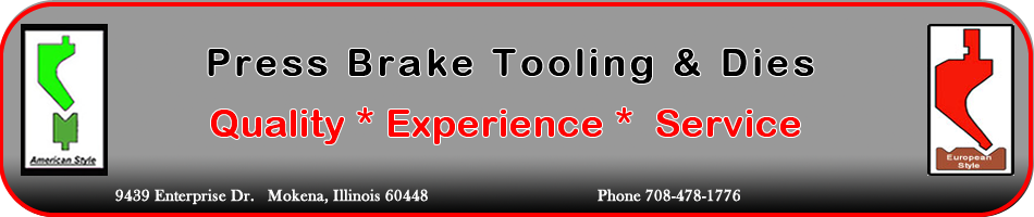 Press Brake Tooling & Dies Brake Dies 